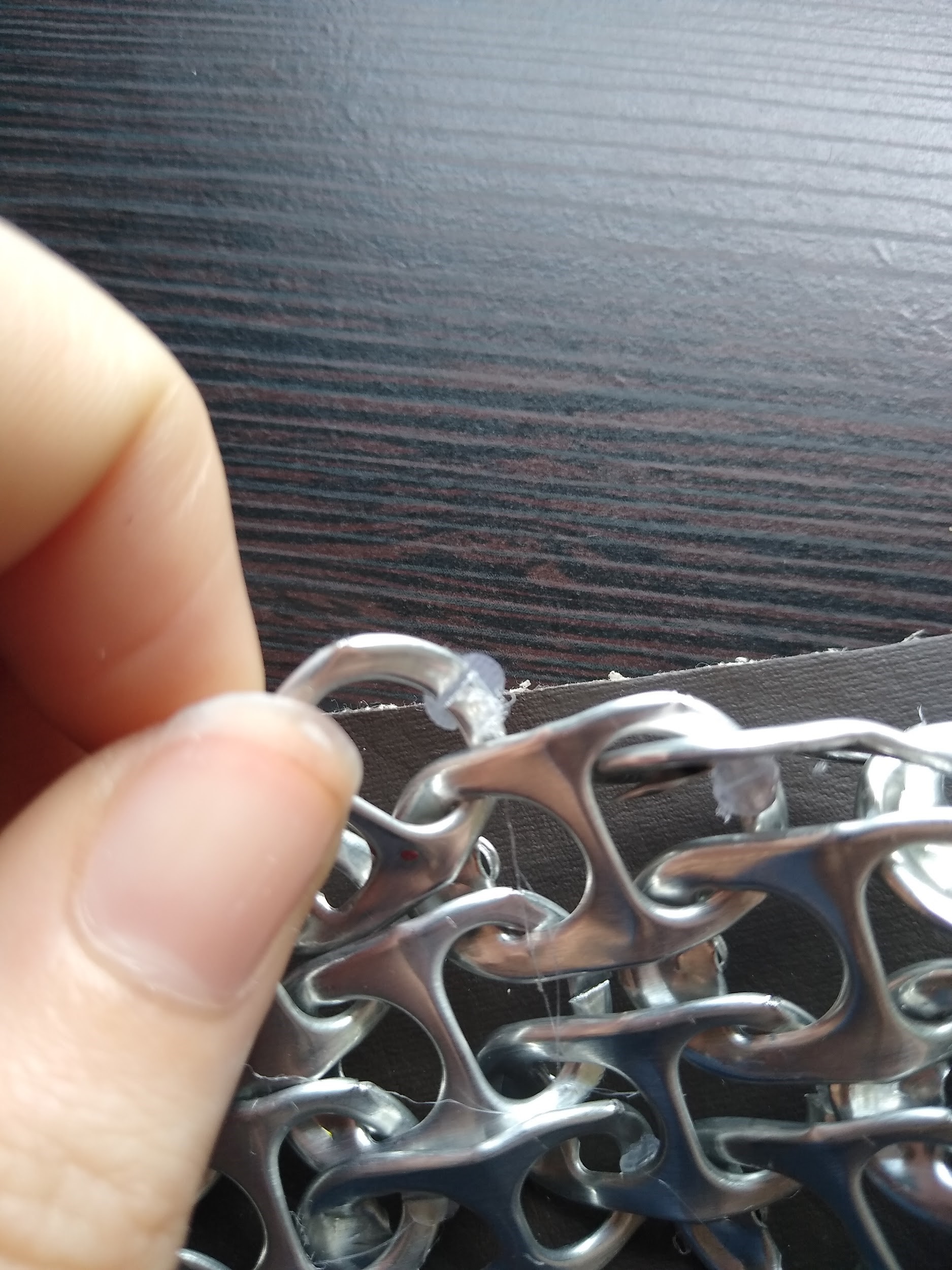 pop tab chainmail  Soda tabs, Pop tabs, Pop tab crafts