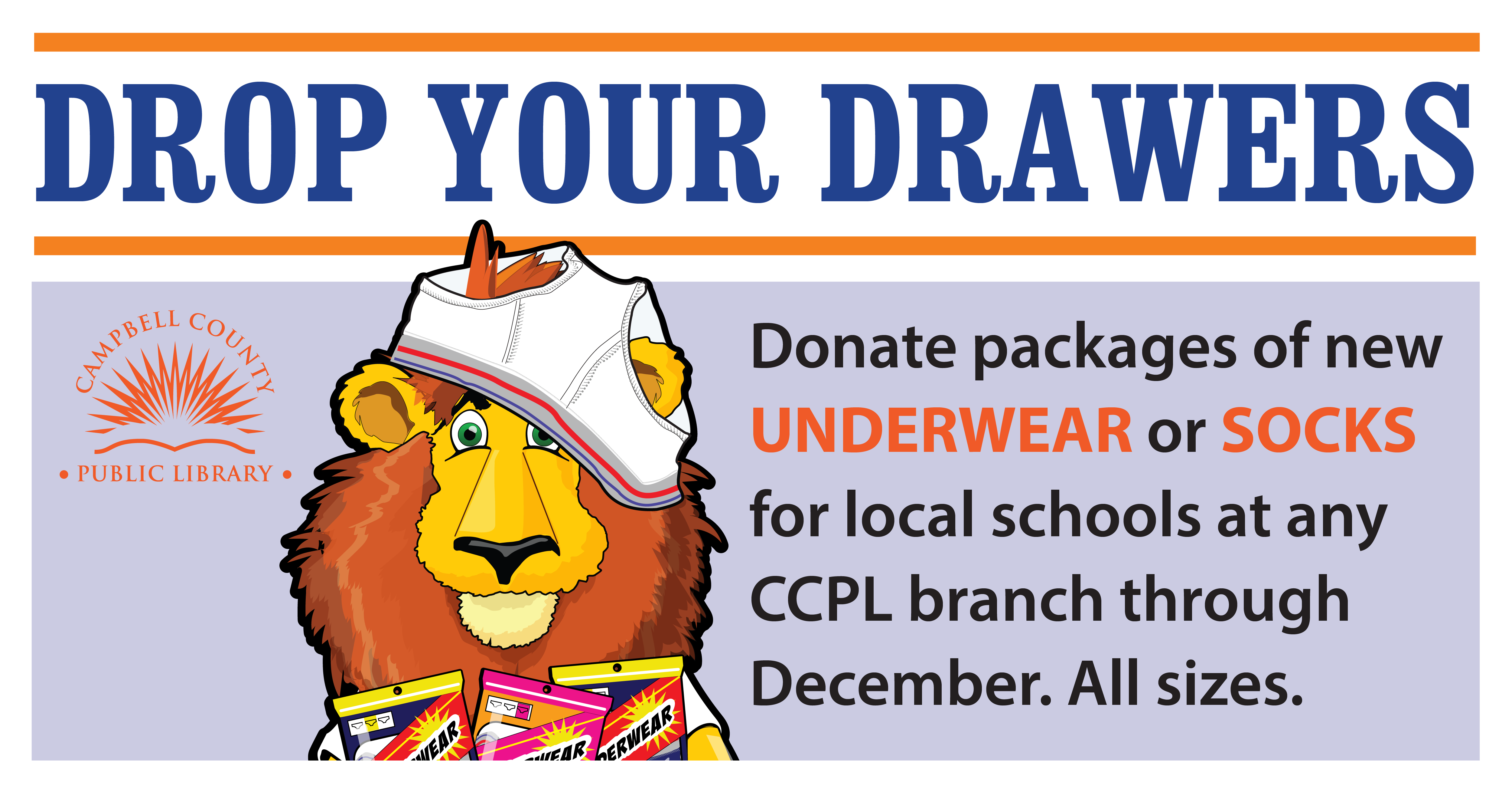 Drop Your Drawers: Louisville libraries collecting underwear for students
