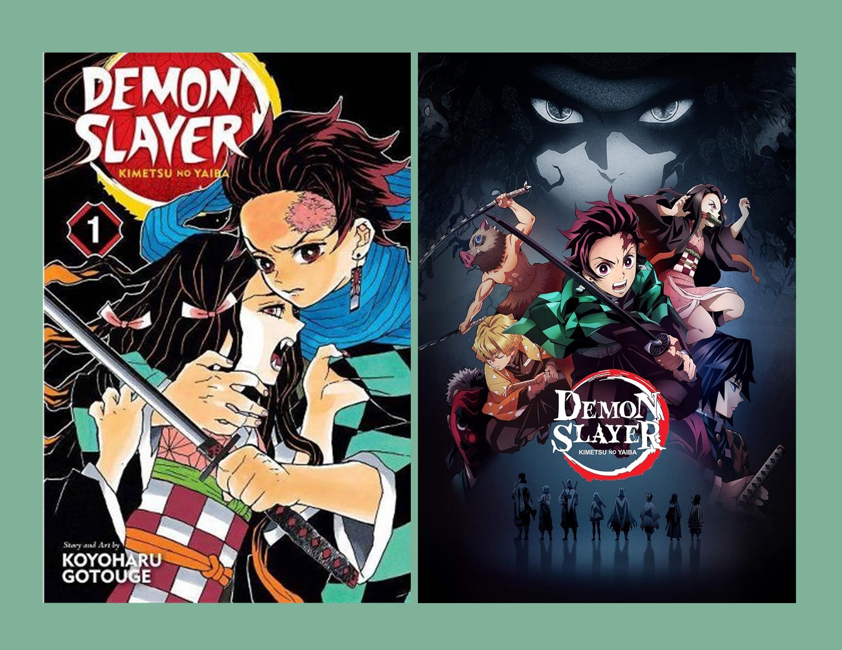 Manga to Anime Club: 'Demon Slayer—Kimetsu no Yaiba' by Koyoharu Gotouge –  Campbell County Public Library